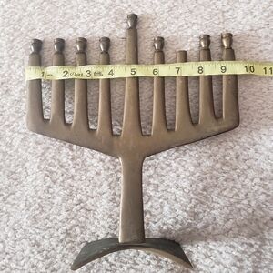 Brass, Mid-century Minorah